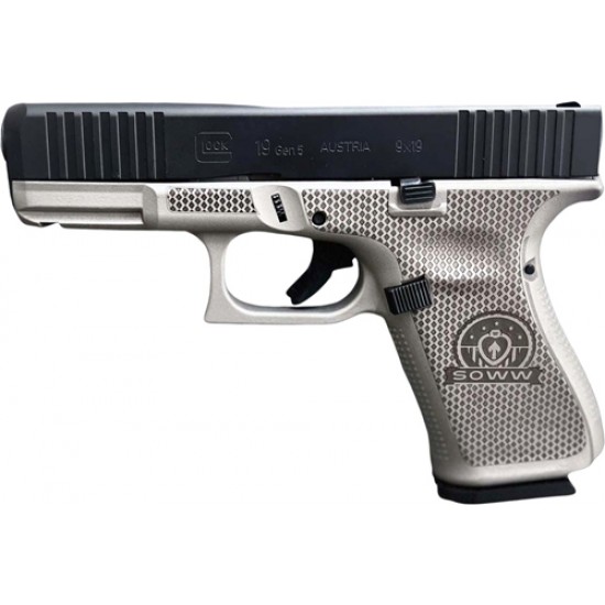 GLOCK 45 MOS SOWW 9MM 17-SHOT TITANIUM CERAKOTE FMAME TALO