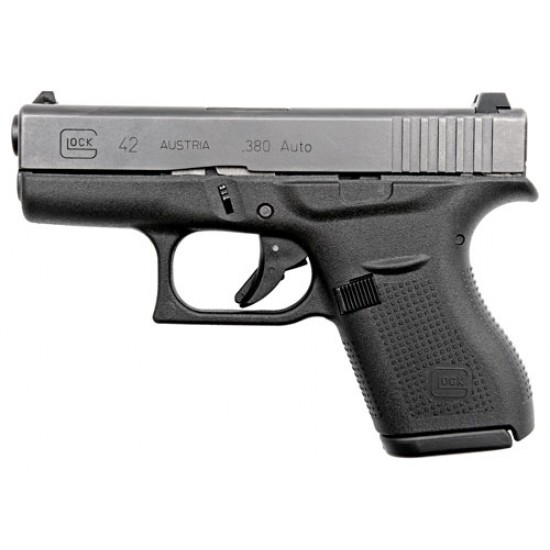 GLOCK 42 .380 ACP FS6-SHOT BLACK