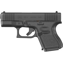 GLOCK 26 9MM V FIXED SIGHTS 10-SHOT BLACK FRONT SERRATIONS