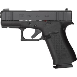 GLOCK 43X 9MM LUGER FS 10-SH W/ AMERIGLO SIGHTS FRONT RAIL