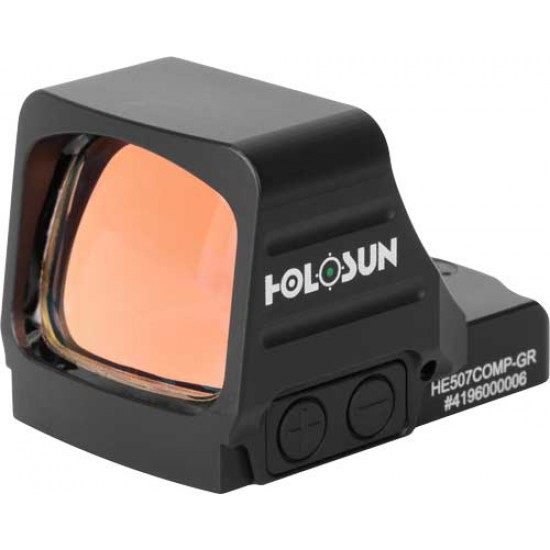 HOLOSUN 507 COMP LG OPEN LENS GREEN MULTI RECTICAL SLR SHAKE AWK