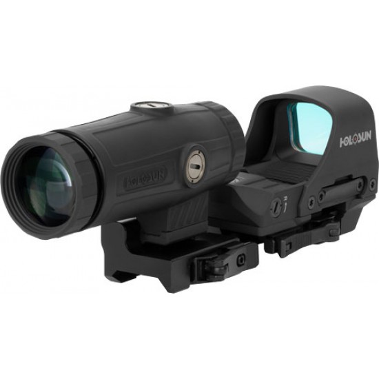 HOLOSUN 510 OPEN REFLEX GREEN MULTI RETICLE W/HM3X COMBO