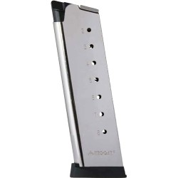 IVER JOHNSON MAGAZINE 1911 .45ACP 8RDS NICKEL FITS GOVT IVER JOHNSON MAGAZINE 1911 .45ACP 8RDS NICKEL FITS GOVT