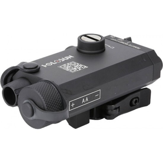 HOLOSUN SINGLE BEAM RED LASER SIGHT W/QUICK RELEASE MOUNT