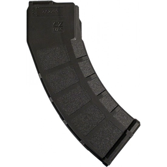 CZ MAGAZINE BREN 2 7.62X39 30RD BLACK WITH WINDOW