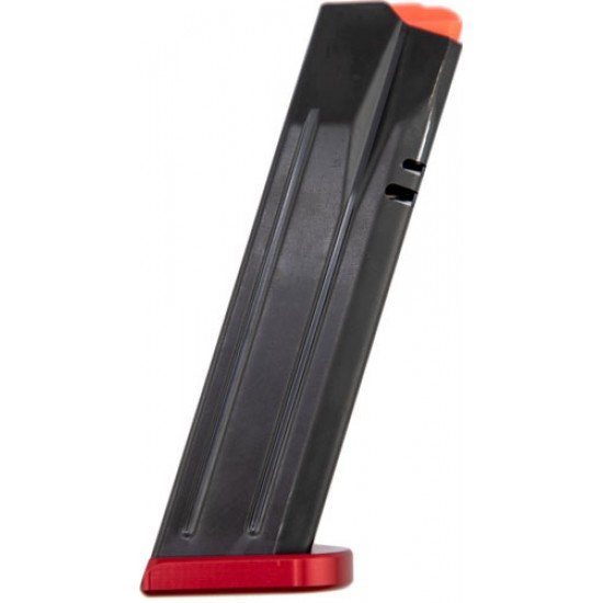 CZ MAGAZINE P-10F/P09/DWX 9MM 19RD BLACK RED BASE PLATE