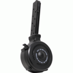 IVER JOHNSON MAGAZINE 1911 FS .45 ACP 28RD DRUM BLACK/CLEAR