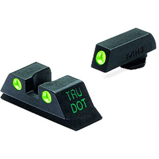 MEPROLIGHT NIGHT SIGHT FIXED SET GREEN GLOCK 20 / 21 / 29 / 30 / 36