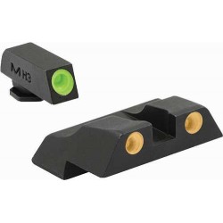 MEPROLIGHT NIGHT SIGHT FIXED SET GREEN/ORANGE MOST GLOCKS