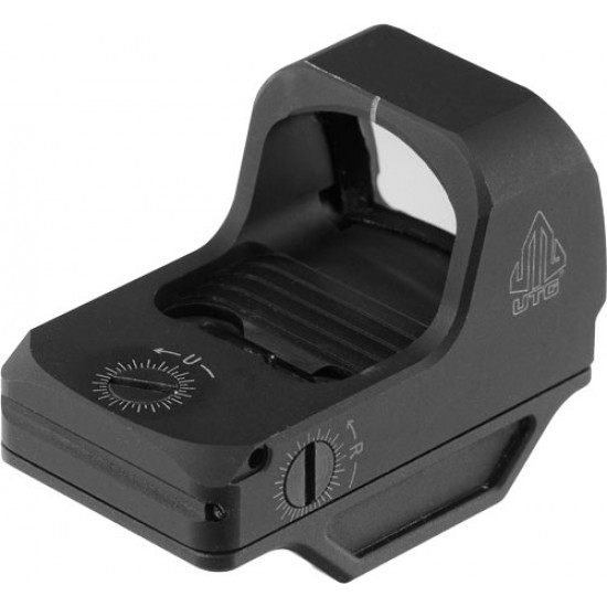 UTG REFLEX SIGHT MICRO DOT 4 MOA GREEN W/ADAPTIVE BASE