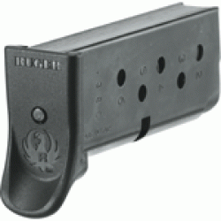 RUGER MAGAZINE LCP .380 ACP 6-ROUNDS W/FINGER EXT. STEEL