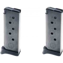 RUGER MAGAZINE LCP .380 ACP 6-ROUNDS W/FINGER EXT. 2-PACK RUGER MAGAZINE LCP .380 ACP 6-ROUNDS W/FINGER EXT. 2-PACK