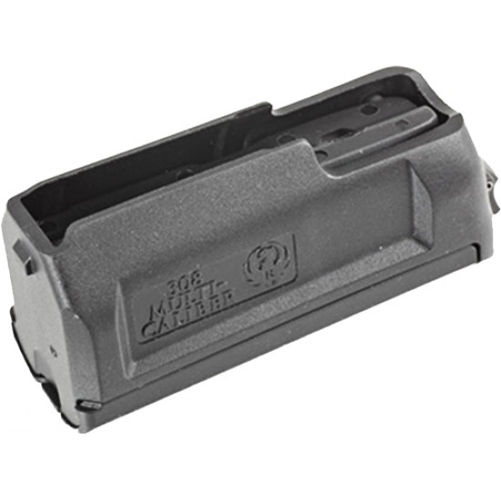 RUGER MAGAZINE AMERICAN RIFLE SHORT ACTION 4-ROUNDS BLACK