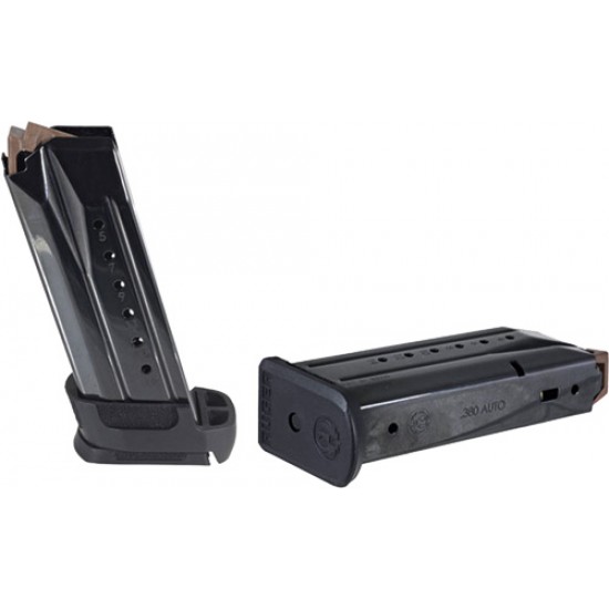 RUGER MAGAZINE SECURITY 380ACP 15RD BLACK PLASTIC 2-PACK