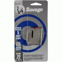 SAVAGE MAGAZINE 93 SERIES .22WMR/.17HMR 5-RND STAINLESS