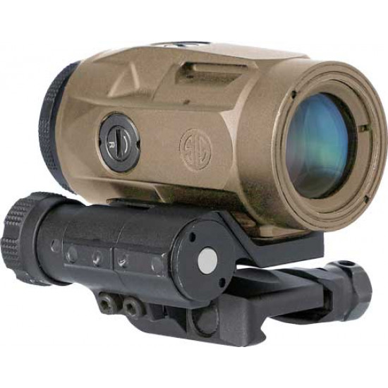 SIG MAGNIFIER JULIET3T AMR MICRO 3X22 QR MOUNT BLACK