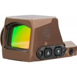 SIG OPEN REFLEX SIGHT ROMEO X COMP 2MOA DOT W/32MOA CIR FDE