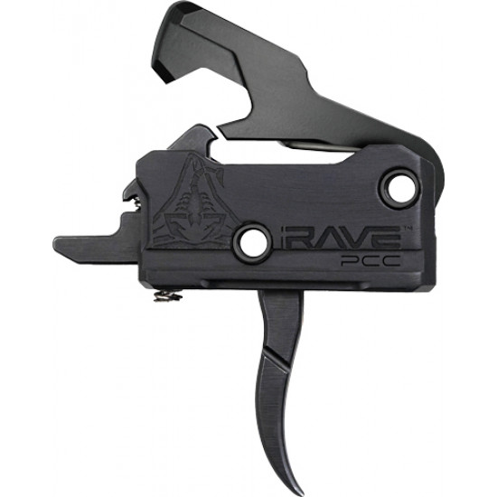 RISE TRIGGER RAVE PCC FLAT 3.5LB AR15 W/ANTI WALK PINS