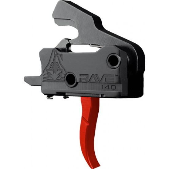 RISE TRIGGER RAVE 140 SST RED 3.5LB AR-15 W/ANTI WALK PINS