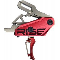 RISE TRIGGER REV 535 SLIDE AND SNAP BUILT IN PINS SILVER/RED RISE TRIGGER REV 535 SLIDE AND SNAP BUILT IN PINS SILVER/RED