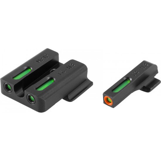 TRUGLO SIGHT SET SMITH & WESSON M&P MOST TFX PRO GREEN/ORANGE OUTLINE