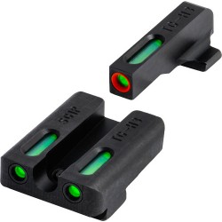 TRUGLO SIGHT SET SIG SAUER P365 TFX PRO GREEN/ORANGE OUTLINE