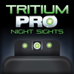 TRUGLO SIGHT TAURUS MIL/SLIM TRITIUM PRO WHITE W/ U-NOTCH