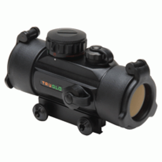 TRUGLO RED DOT SIGHT 1X30MM 5-MOA W/MOUNT BLACK MATTE