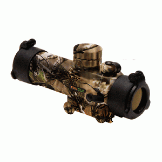 TRUGLO 1X30MM SIGHT RED/GREEN CIRCLE-DOT W/MOUNT APG CAMO