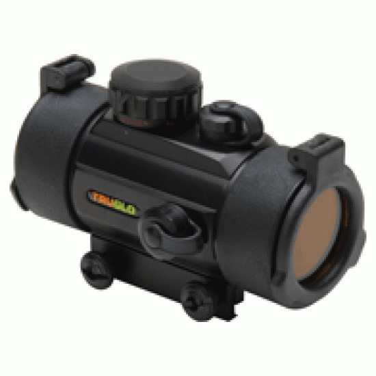 TRUGLO RED DOT SIGHT 40MM 5-MOA W/MOUNT MATTE BLACK