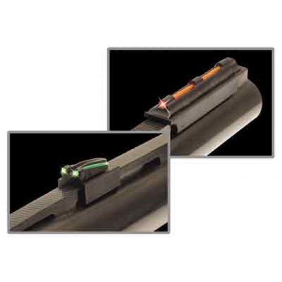 TRUGLO SIGHT SET GOBBLE-DOT SNAP ON FOR 1/4