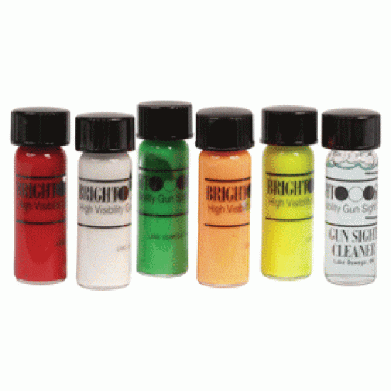 TRUGLO BRITE SIGHT PAINT KIT 5 DIFFERENT COLORS