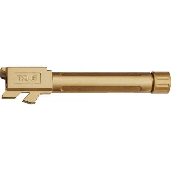 TRUE PRECISION GLOCK 17 BARREL THREADED GOLD TIN