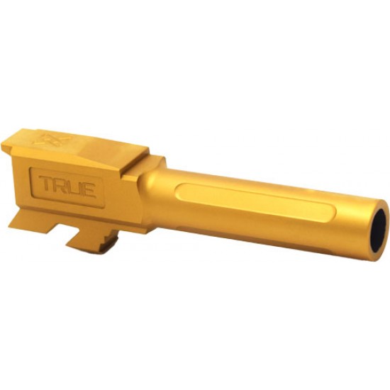 TRUE PRECISION GLOCK 43 BARREL NON-THREADED GOLD TIN