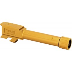 TRUE PRECISION GLOCK 43 BARREL THREADED GOLD TIN TRUE PRECISION GLOCK 43 BARREL THREADED GOLD TIN