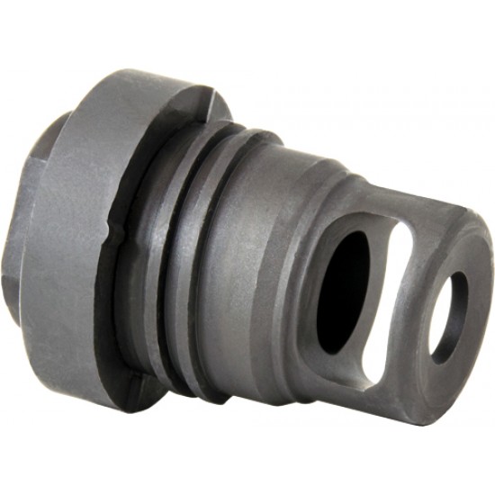 YHM MINI QD MUZZLE BRAKE 7.62MM FOR 5/8X24 THREADS