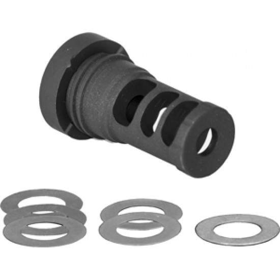 YHM QD MUZZLE BRAKE ASSEMBLY 5.56MM FOR 1/2X28 THREADS